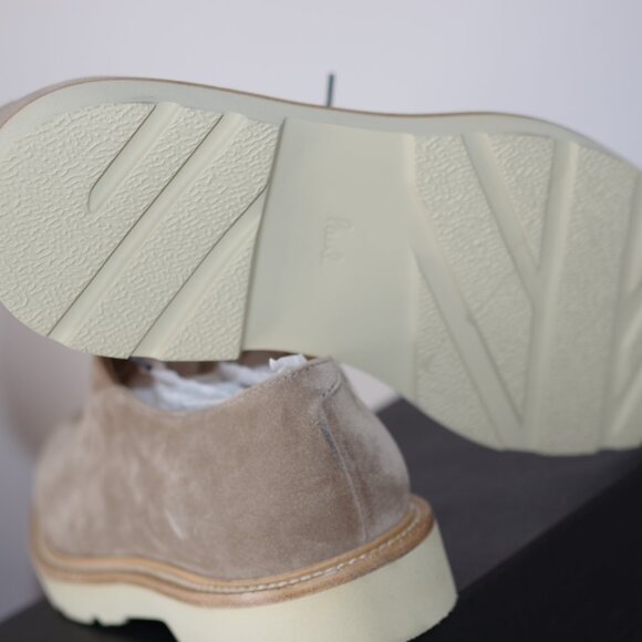 Paul Smith Suede Sand Beige Cow Leather/Rubber Sole Lace Up Shoes Size:6 /40 main image 4